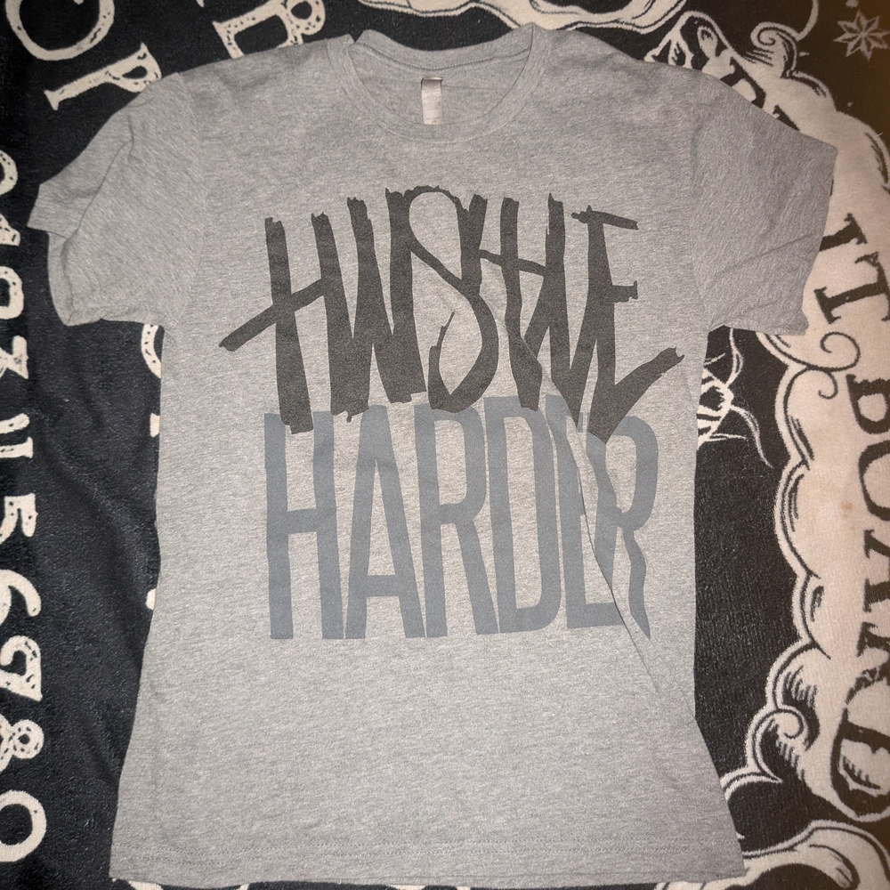 Flag Nor Fail Gray Hustle Harder Tee